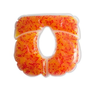 Coussin en gel orange garni de perles EDITION LIMITEE